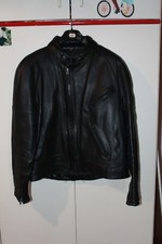 Giacca Pelle Uomo  Moto Nera Tg 62 IXS