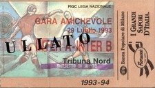 Biglietto Stadio Gara