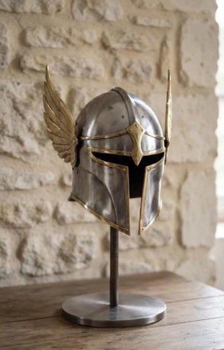 Elmetto cavaliere medievale - elmetto,