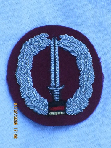 Distintivo berretto ksk - bw,