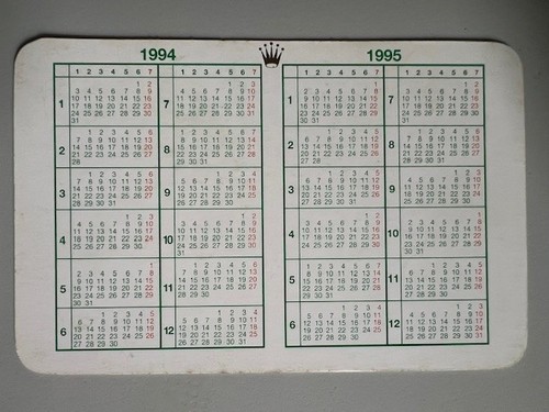 Calendario calendar rolex - calendario,
