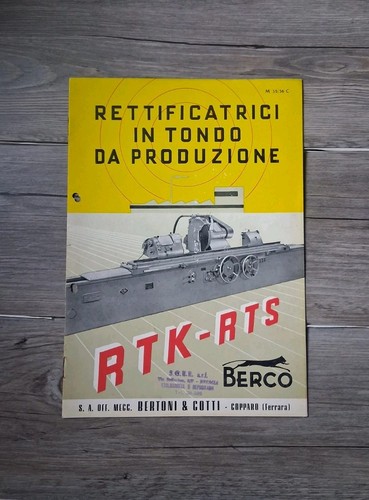 Brochure berco rettificatrici - brochure,