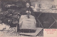 TORINO - Macchiette Torinesi - Una Venditrice del Balun Balon 1900 Cartolina