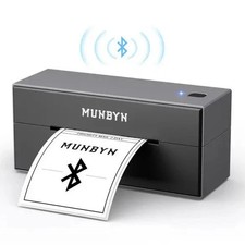 MUNBYN stampante etichette spedizione ITPP129B Bluetooth per aziende eBay DPD grigio