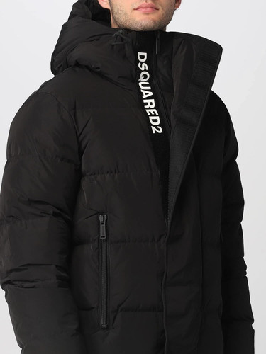 Dsquared2 hooded down jacket - dsquared2,