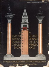 XV ESPOSIZIONE INTERNAZIONALE D'ARTE DELLA CITTA' DI VENEZIA 1928.