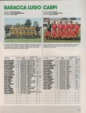 GUERIN SPORTIVO SERIE C1 1991/92 - FOGLIO CALCIO ITALIA CARPI CASALE CHIEVO LUGO