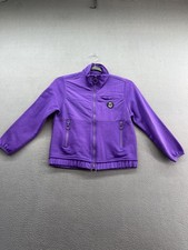 Giacca Zara bambino ragazzo XS viola LilMCKIMM full zip tasche cotone logo