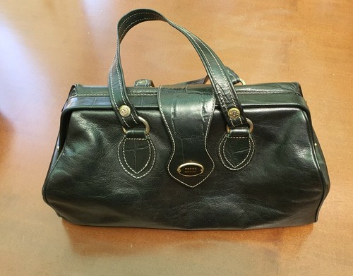 Borsa vintage nera gianfranco - borsa,