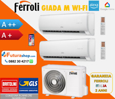 Climatizzatore Condizionatore Dual Split FERROLI GIADA M WI-FI 12000+12000 BTU_