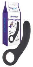 Fallo anale nero in silicone