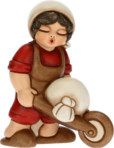 Statuina presepe uomo con - statuina,