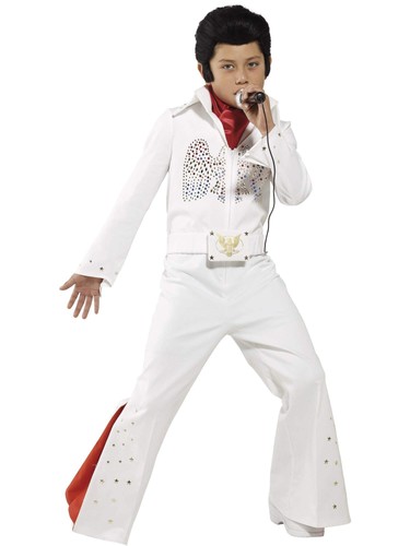 Costume elvis bianco - costume,