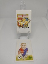 Figurine GENOA RUOTOLO Dunkin bubble gum caricature velina 1990-91​ ⚽​??⚫