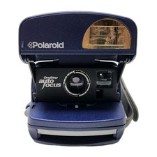 Polaroid One Step Auto Focus SE fotocamera pellicola istantanea 600 blu navy non testata