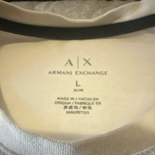 Armani Exchange White Slim Fit