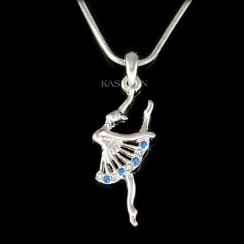 Blau ballerina collana - ~blau, per
