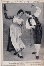 NAPOLI - dintorni: Tarantella Sorrentina (Matilduccia e Gaetano)    1903