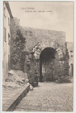 ANTICA CARTOLINA DI VOLTERRA - PISA - PORTA ALL'ARCO - FORMATO PICCOLO