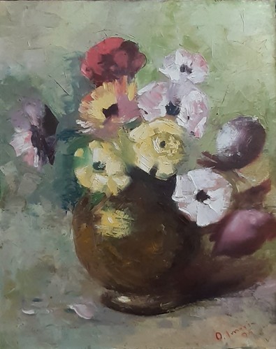 Quadro olio tela cm - , 40x50