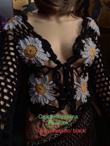 Maglione margherita crop