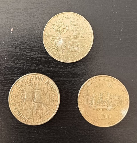 Trittico 200 lire esposizione - trittico,