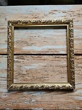 Cornice Quadro Foto Stampa Legno Massello Dorato Pastiglia Gesso