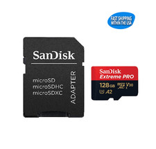 Scheda microSD Sandisk 128 GB ExtremePro Insta360 X3 Sphere ONE RS ONE X2 ONE R/X