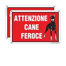 Cartello in Plastica Attenti