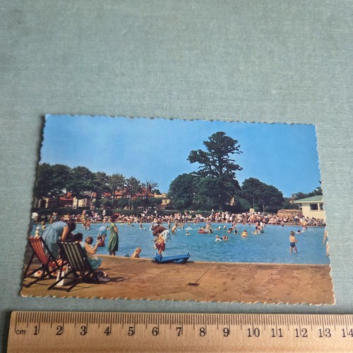 Vintage postcard beach house - vintage,