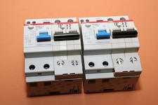 LOTTO INTERRUTTORI MAGNETOTERMICI DIFFERENZIALI ABB 2X32A C32 0,3A    P598