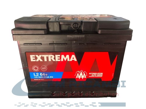 Batteria auto 64ah 610a 12v - auto,