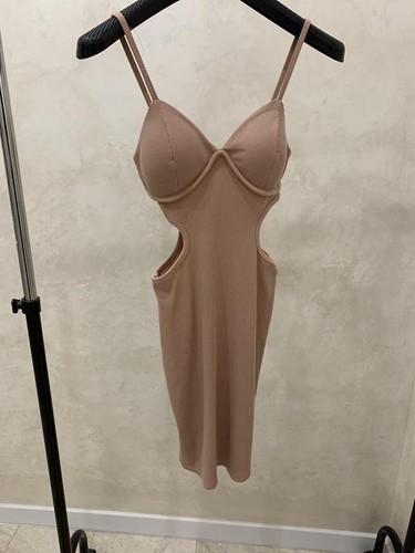 Abito donna zara beige - abito,