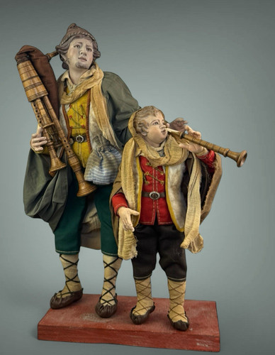 Coppia zampognari 33cm - zampognari, 25/33cm