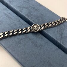 BRACCIALETTO STAINLESS STEEL TESCHIO O LEONE ACCIAIO INOSSIDABILE