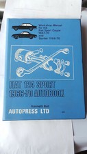 FIAT 124 SPORT WORKSHOP MANUAL