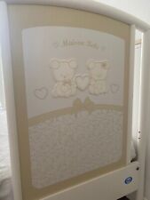 Lettino usato, marca "Pali" per neonato, colore bianco con materasso e cuscino