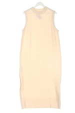 MNG Abito di maglia Donna Abito Taglia IT 42 crema stile casual