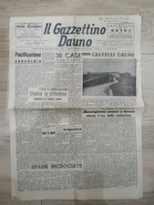 Gazzettino Dauno 1949 Castelli Dauni Dazi San Severo Foggia Calcio Torremaggiore