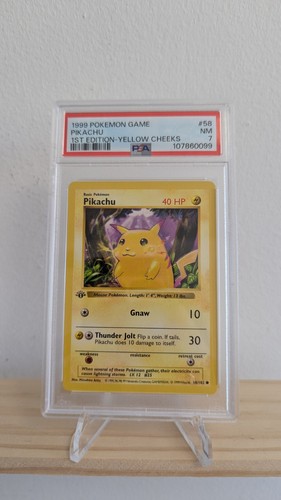 Psa pokemon 1st edition - 7,