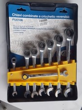 Set di 8 chiavi combinate a cricchetto reversibili AXEL FUO108 da 8 a 19mm