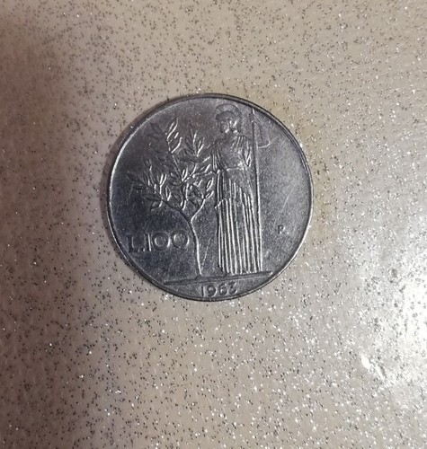 Moneta 100 lire 1963 - 100,