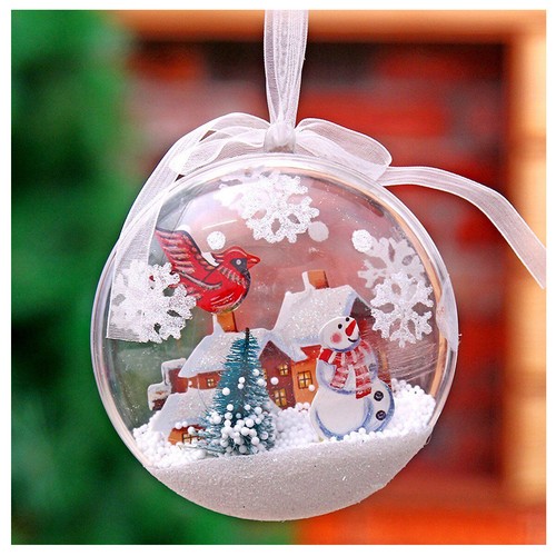 Palline natale plastica - di,