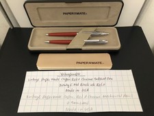 Vintage Paper Mate Capri Red &