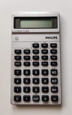Calcolatrice scientifica Phlips, mod. SBC 158, modernariato vintage
