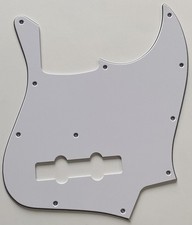 For Fit Fender Geddy Lee Bass Style Bass Bass Backguard chitarra 3 strati bianco