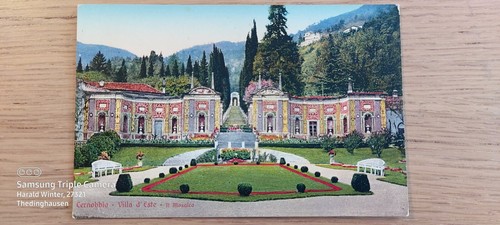 Postkarte cernobbio villa - postkarte,