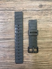 CINTURINO OROLOGIO "CASIO " GOMMA GRIGIO ANSA 19 MM -COLLEZIONE