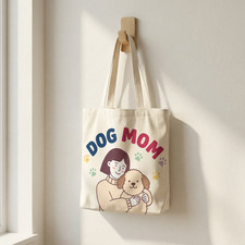Borsa tote cane mamma