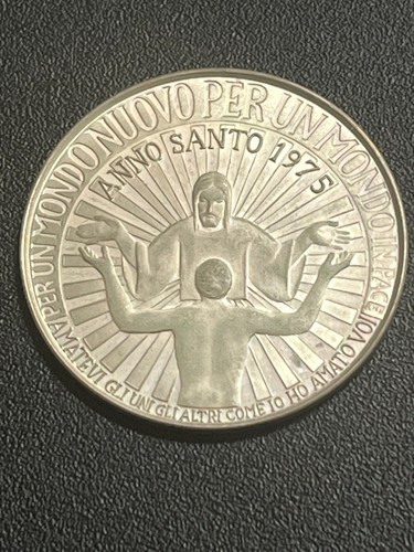 Medaglia argento vaticano - medaglia,